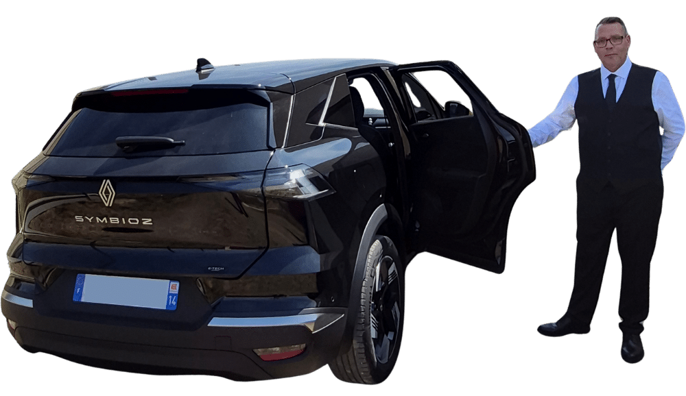 Monsieur MARTIN chauffeur VTC et son véhicule